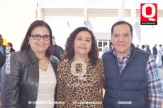 Patricia Cárdenas,  Ana Laura González y José Pedro Cárdenas