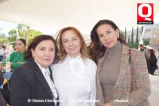 Silvia Landeros,  Roxana Ángel y Norma Vázquez