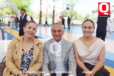 Yamel Campos,  Jorge Arturo Barrera y Guadalupe Castro