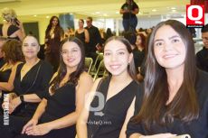 Blanca Rodríguez,  Jessica Escobar,  Itzel Rizo y Aidee Padilla