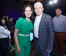 Alcaldesa Alejandra Gutiérrez y Luis Ernesto Ayala