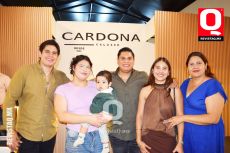 Emiliano Cardona, Aide Arellano, Sergio Cardona, Valentina Cardona y Soledad Arellano