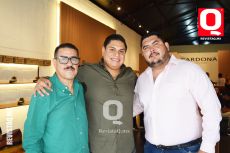 Raúl Gutiérrez,  Sergio Cardona y Óscar Fuentes