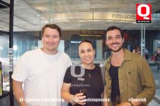 Gilberto Mata, Larisa Leal y Luigi Cardona