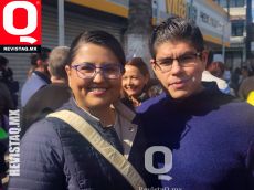 Regidora Irazú Anguiano y Rafael Guizar