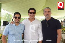 Daniel Ríos,  Andrés Aranda y Gustavo Aranda