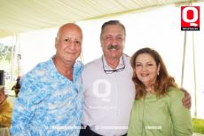 Fito Padilla, Erick Hecksher y Mercedes López