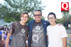 Aldo Rios, Willy Ortiz y Emilio Hernández