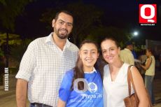 Óscar Ortega, Aratnza Ortega y Judith Carrillo