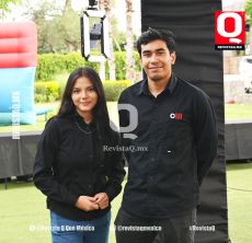 Lupita Matehuala y Marco Torres