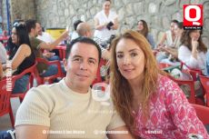 Luis Miguel Rodríguez y Claudia Arias
