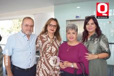 Guillermo Cervantes,  Verónica González, Mati Ramírez y Lupita Ramírez