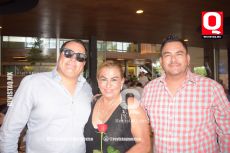 Gastón Gamez Tere Navarro y Iván Gamez