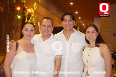 Pilar Pascalis, Juan Carlos Hurtado,  Emiliano Hernández y María José Hurtado