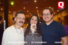 Sergio Dávalos, Michelle Escobar y Sebastián Sánchez
