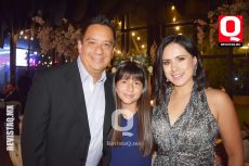 Omar García,  Valentina García y Bibiana García