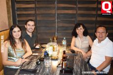 Ana Moreno,  Mauricio Reyes, Pilar Ramírez y Raúl Reyes