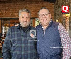 Gerardo Aguirre y  el Dr. Benjamín Gallo