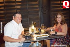 Manuel Sánchez  y Martha Camarena