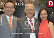 A  Dr. Benjamín Gallo, el Dr. Benjamín Gallo Chico y Ana Lucía Gallo
