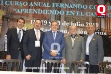 Dr. Carlos Vázquez, el Dr. José Raúl Hernández, el Dr. Héctor Flores y el Dr. Ricardo Santoyo