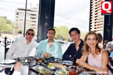 A   Pancho Cuadra, Marcelo Cuadra, Mauricio Cuadra y Adriana Bonilla