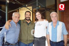 Guadalupe López, Juanjo Alcalá,Amber López y Roberto Alcalá