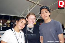 Isabela Godínez, Isabella Venegas y Mauricio Huacuja