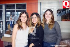Ximena López,  Valeria Galván y Constanza Sapien