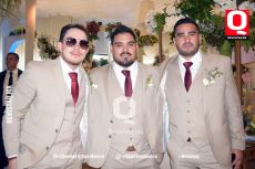 Manolo Bedia, Diego Martínez y Jonathan Zavala