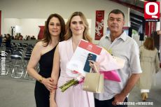 Ana Bertha García, Alondra Ascorve y Sergio Ascorve