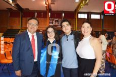 A    Benjamín Gallo, Marifer Gallo, Benjamín Gallo Rodríguez y Carol Rodríguez