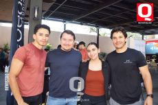 Oswald Goran, Gilberto Mata, María Orozco y Alejandro Narváez