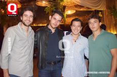 Rolando Alanís, Juan Carlos Padilla, José Andrés Muñoz y Germán Vela