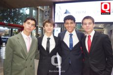 Eugenio González,  Marcelo Padilla,  Emiliano Ramírez y Carlos Padilla