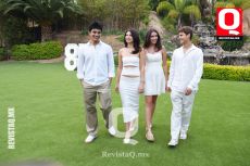 Mateo Montenegro, Naomi Sashida, Daniela Lara y Diego González.