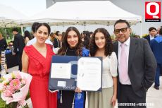 Lupita Martínez,  Frida Carmona,  Fátima Carmona y Guillermo Carmona