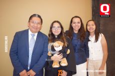 Pedro Cortés,  Karol Cortés,  Maritza Sosa y Fatima Cortés