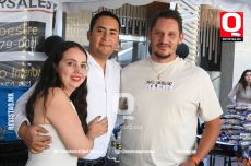 Mily Peña, Ricardo Alberto Hernández y Daniel Aboytes