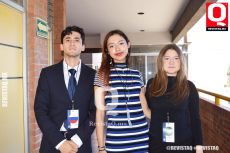 Diego Muñoz Guerrero, Kathya Campos y Sofía Valadez