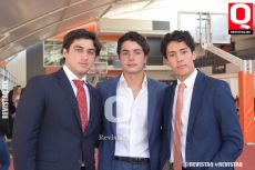 Alejandro Barba, Gerardo Espinosa y Mauricio Huacuja