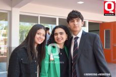 Andrea Sánchez Soto, Camila Bucio y Juan Francisco Becerra