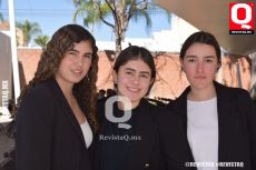 Carlota Franco, María Paula González y Victoria Santoyo