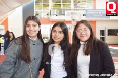 Támara Alvarado,  Arlet Sánchez y María José Barranco
