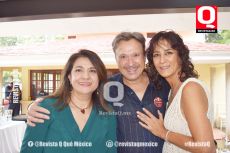 Angie Aviña, Carlos Gracia y Anel Cabeza de Vaca