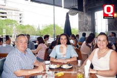 Jesús García, Aidé Gutiérrez y Paty Martínez