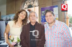 Aracely Carmona, Ricardo Gutiérrez y Abraham Gutiérrez