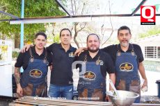 Jorge Herrera,  Brayan Rodríguez,  Pedro Díaz y Fernando De Anda