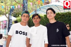 Jairo Román,  Elian Giron y Alfredo de Alba