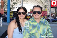Michelle Amezola y Francisco Rayas
